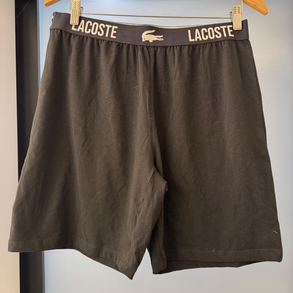 Lacoste Shorts Men’s Lounge Sleep Black Size M NWT - Picture 3 of 3